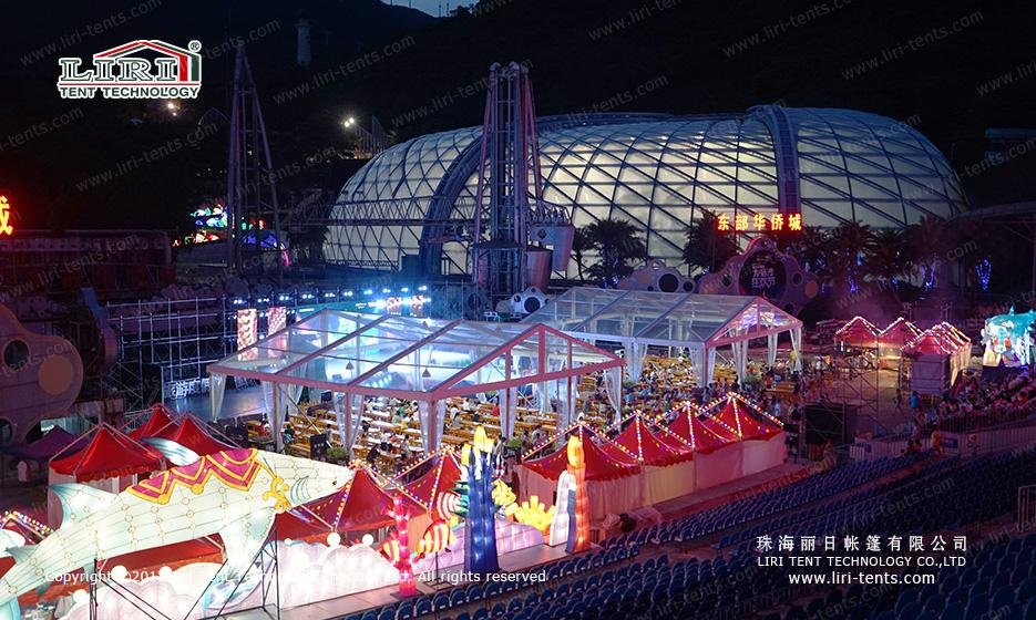 Romantic Transparent Marquee 3000 Capacity Concert Tent Big Music Concert 2
