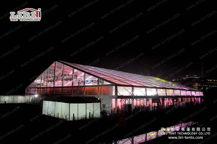 Romantic Transparent Marquee 3000 Capacity Concert Tent Big Music Concert 3