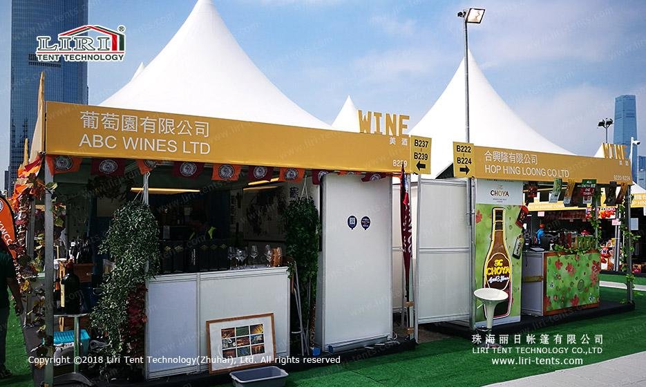 Hot Sales 10x10 Pagoda Tent for Reception in UAE Outdoor Event 3
