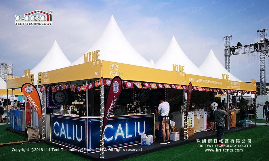 Hot Sales 10x10 Pagoda Tent for Reception in UAE Outdoor Event 5