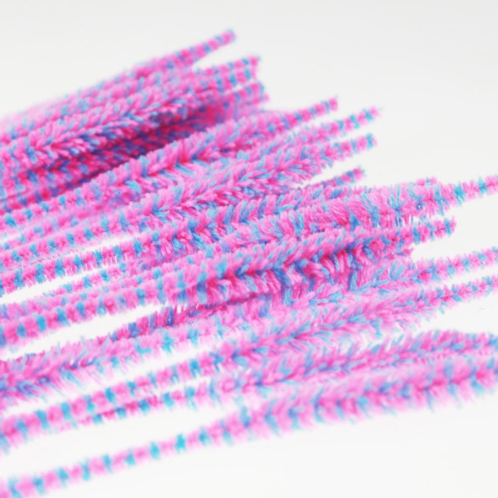 Pink Bumpy chenille stem crafting fluffy sticks