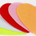 Valentine heart shape diecut felt pieces 1