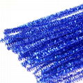 Blue Glitter Pipe Cleaners tinsel christmas decoration 1