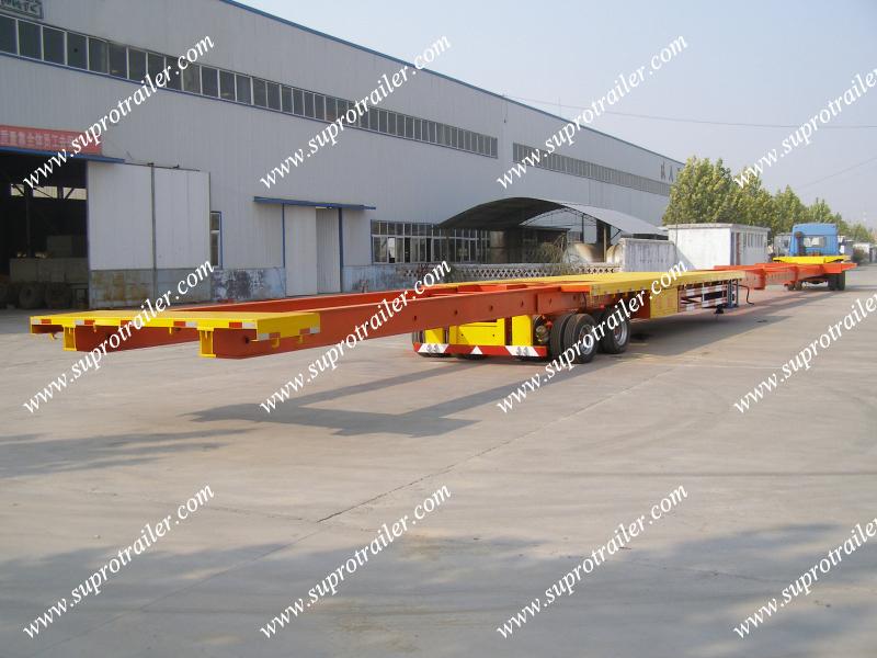 stretchable trailer for wind turbine blade 2