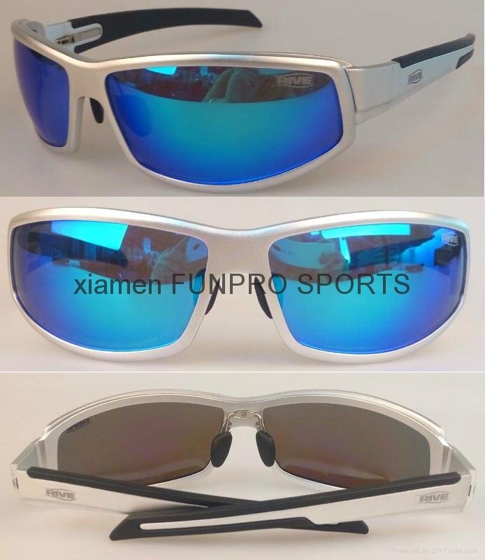 Aluminum polarized sunglassf UV400 fishing driving running glasses