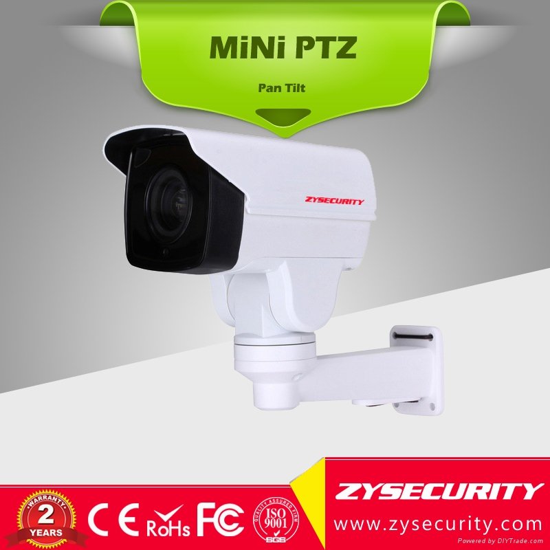 zysecurity New Tech IPC 2.4MP mini PTZ Bullet 10X zoom,5.1-51mm mini PTZ 3
