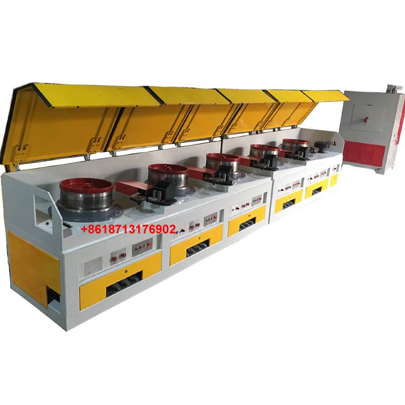 Straight Line Copper Rod Breakdown Wire Drawing Machine LZ550 LZ5509