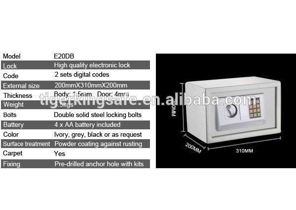 Electronic digital safe for home and business use 3
