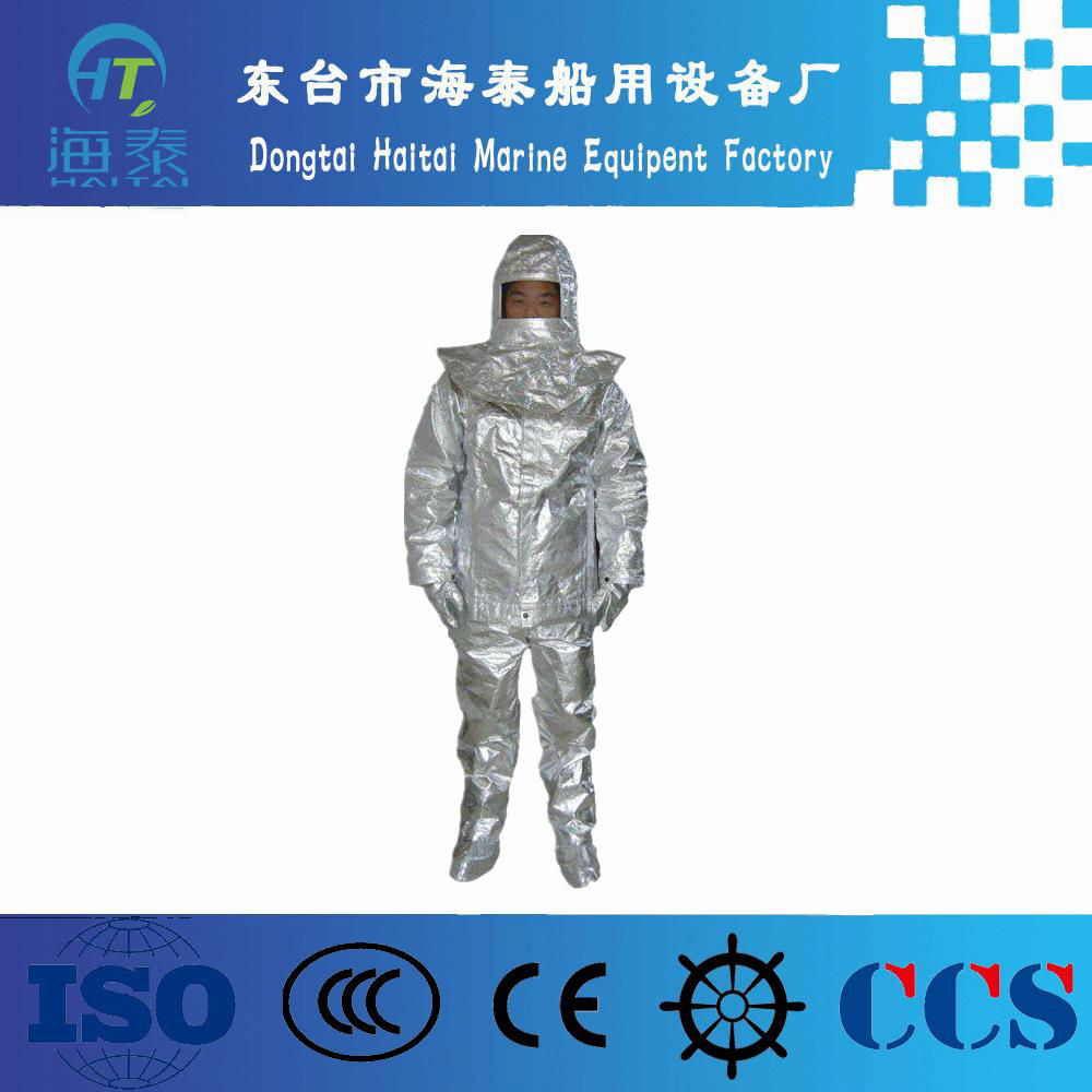 Protective clothing for proximity fire fighting fire proof suit