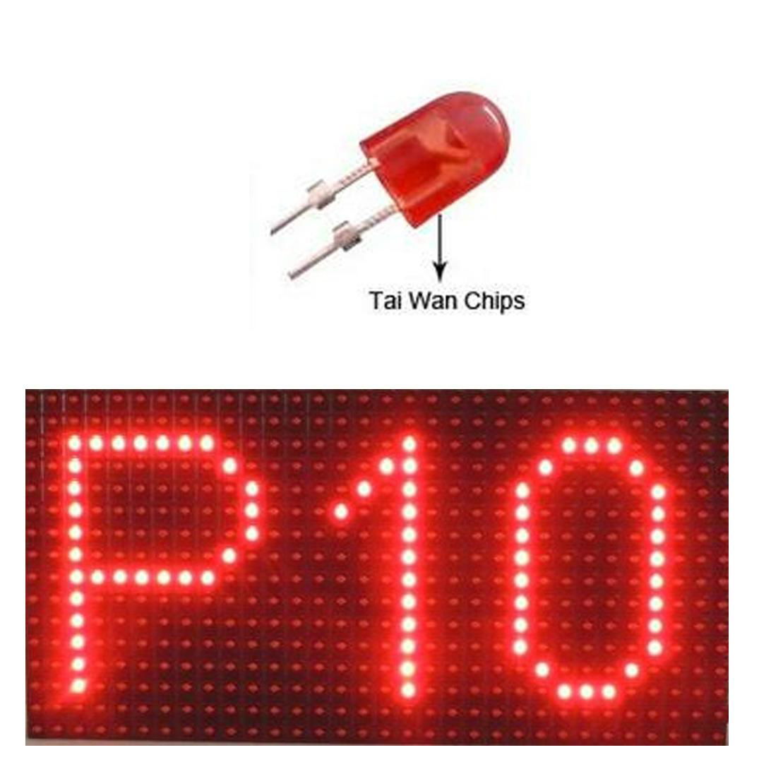 outdoor red color led module p10 panel outdoor single color led panel module 