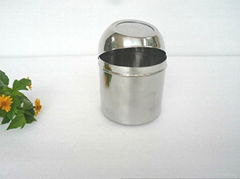 Polish Stainless Steel Table Mini Trash