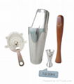 Boston Set with Muddler Cocktail Tool with Strainer