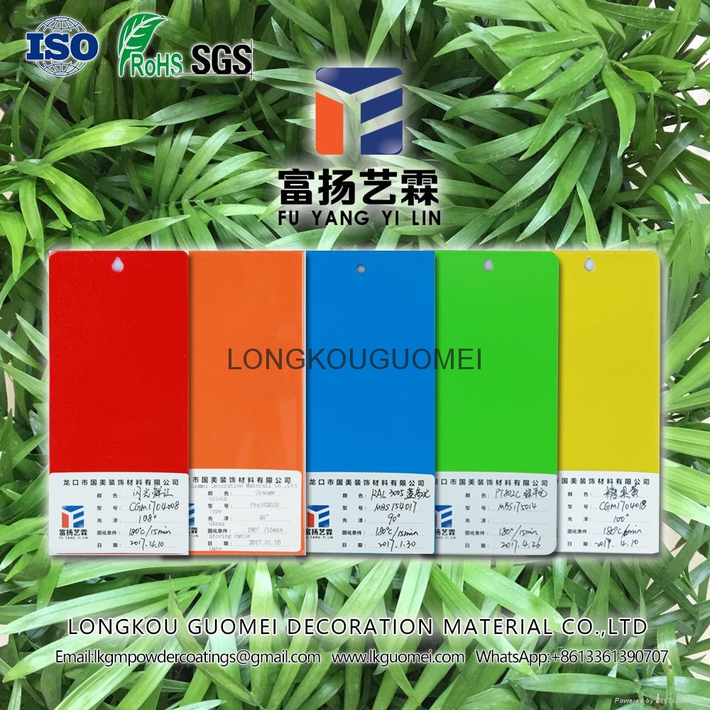 裝飾用糖果色粉末塗料塑粉 5