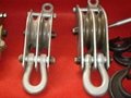 Coir rope aluminous hoisting rope pulley blocks for lifting 2