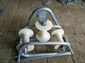 Three Wheel Corner cable pulley roller