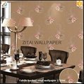 Italian heavy embossing vinyl coated classic wide width wall papers for interior 2