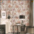 Italian heavy embossing vinyl coated classic wide width wall papers for interior 4