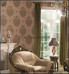 Italian heavy embossing vinyl coated classic wide width wall papers for interior