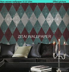 New design fashion 3d natural fabric non-woven home wallpaper for decoration