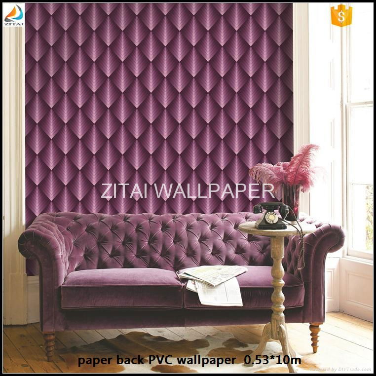 3d blocks washable soundproof paper backed fashion home wall papers for interior 5