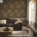 Latest fashion designs washable background vinyl coated pvc wallpape 1