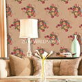 3d commercial cheap washable acrylic coated italian vinyl wallpaper 5