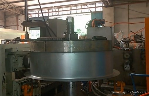 Supply fan flanging equipment