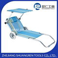 Folding Canopy Beach bed with Wheels 1