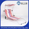 Folding Canopy Beach bed with Wheels 2