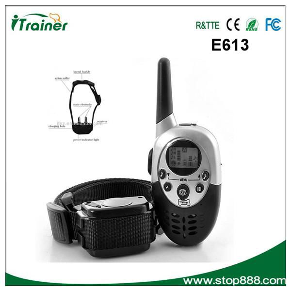 Useful dog trainer 1000M range remote control anti bark collar  3