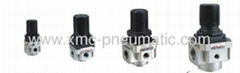 Pneumatic Pressure Regulator with Square Gauge 0-8.5Bar Control Valve