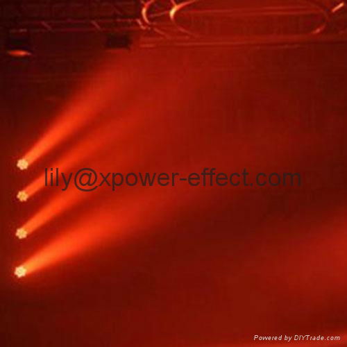 7Pcs Mini LED Beam Moving Head Light 3