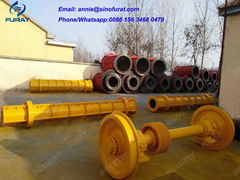 Electric concrete spun pole mould