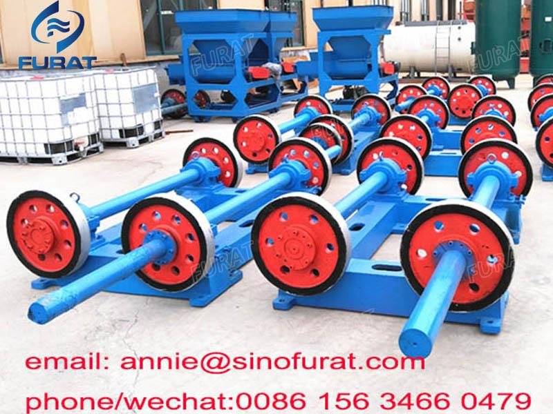 Electric concrete pole centrifugal spinning machine