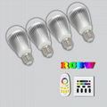 rgb rgbw CE FCC RoHs led bulb led lamp