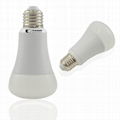 rgbw rgb+cct led bluetooth bulb 12 programs music timmer  CE  FCC Rohs  2