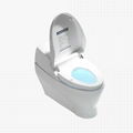 Good quality bathroom ceramic intelligent toilets one piece siphonic toilet 4