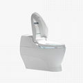 Good quality bathroom ceramic intelligent toilets one piece siphonic toilet 3