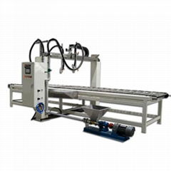 Marble pattern spray painting machine using real stone paint or muticolour paint