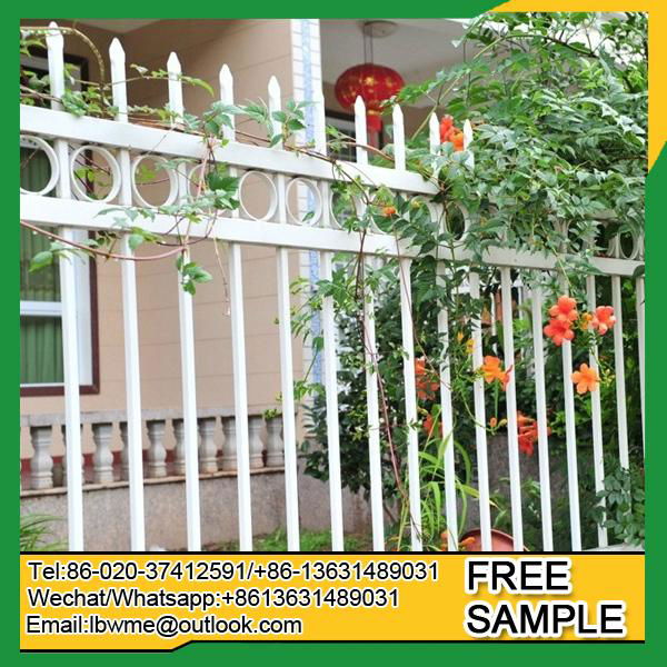 garden wrought iron decorative picket fence