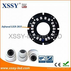 XSSY Infrared LED 2835 Epistar 14mil Chip PCB Board for Security CCTV System wit