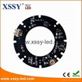 High Efficiency Brightness Infrared SMD 2835 LED 14mil PCB Board for CCTV Camera