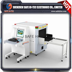 Middle size baggage and parcel inspection machine