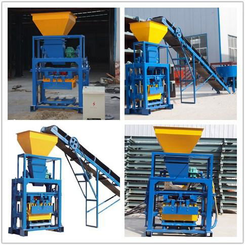  QT40-1 Small Concrete Hollow Block Macking Machine 2