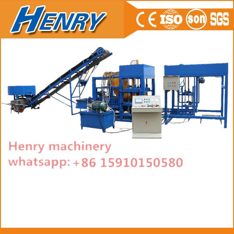 Qt4-25 Fully Automatic Cocnrete Block Making Machine Pavers Brick Machine Line