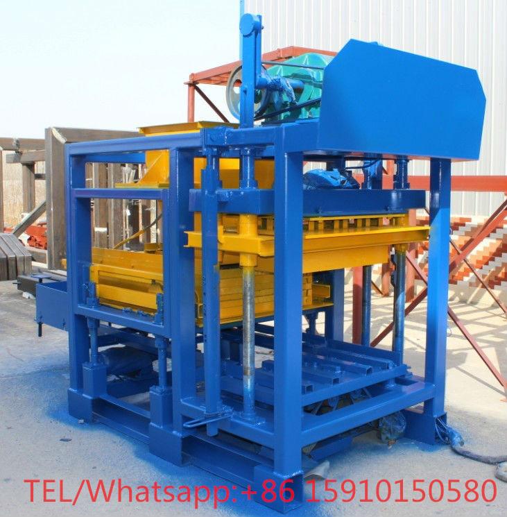 Qt4-25 Fully Automatic Cocnrete Block Making Machine Pavers Brick Machine Line 2