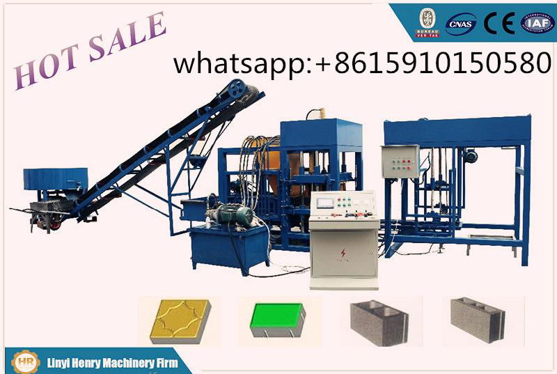Qt4-20 Fully Automatic Hydralic Cement Hollow Solid Block Paver Making Machine L
