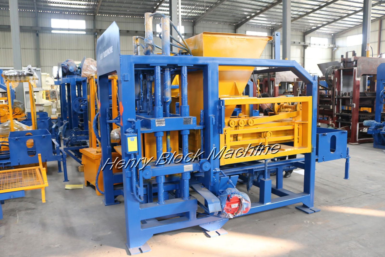 Qt4-20 Fully Automatic Hydralic Cement Hollow Solid Block Paver Making Machine L 3