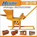 Manual Clay Soil Cement Brick Making