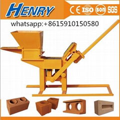 Manual Clay Soil Cement Brick Making Machine